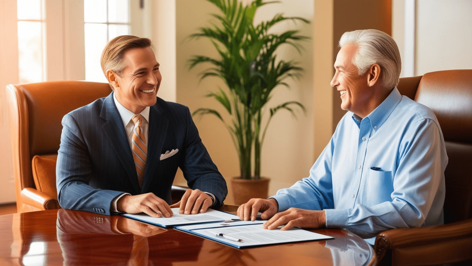 The Pros and Cons of AnnuitiesA-financial-advisor-discussing-annuity-options-with-a-retiree