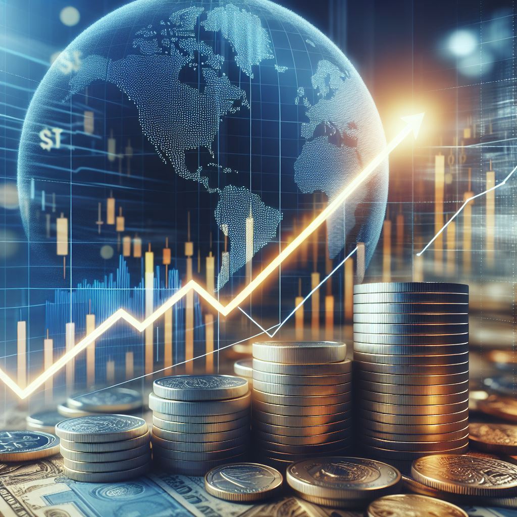 Investment Basics 101 A visual representation of a stock chart and coins symbolizing investment progress